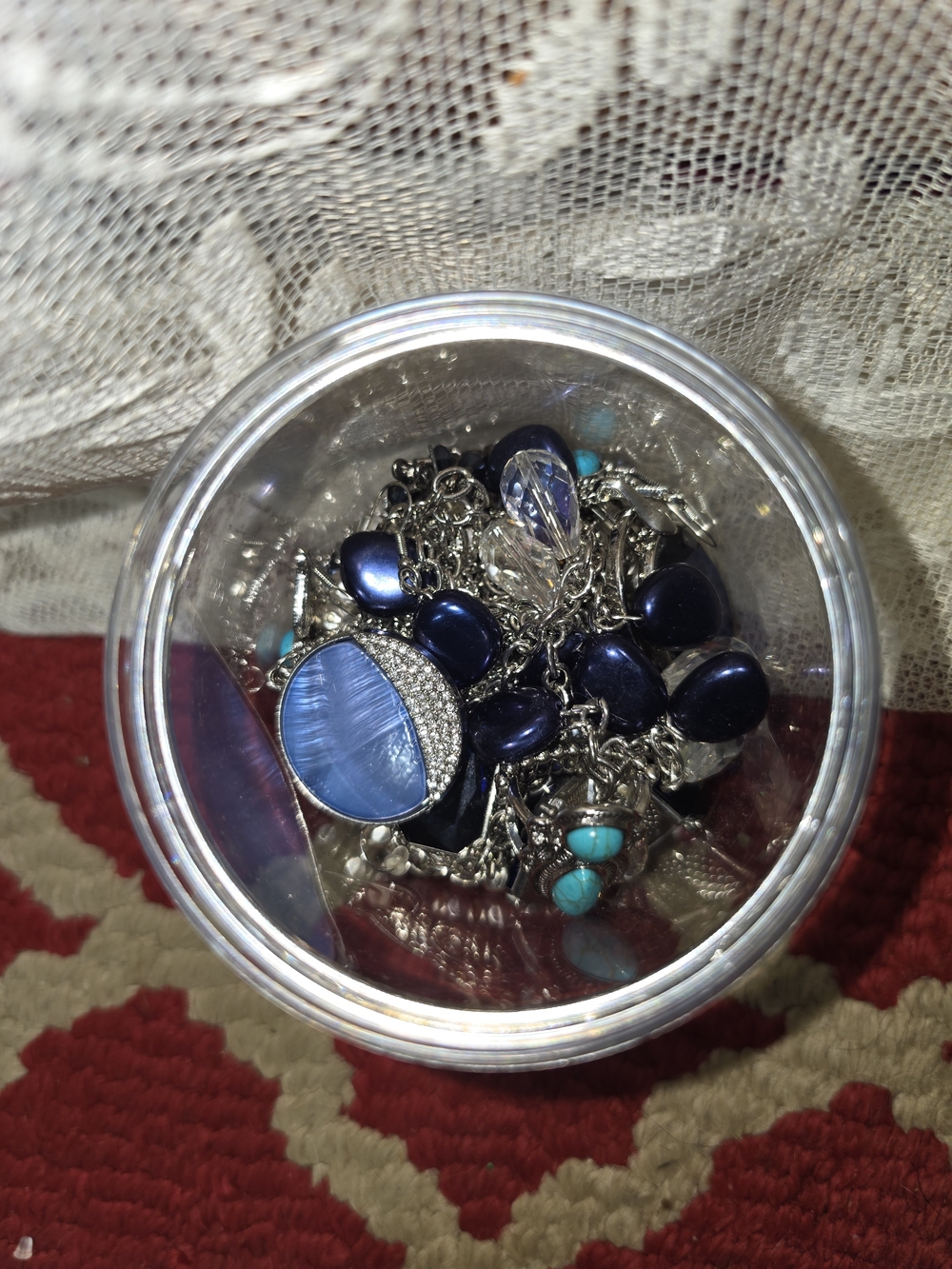 Mystery Jewelry Jar - Blue Theme
